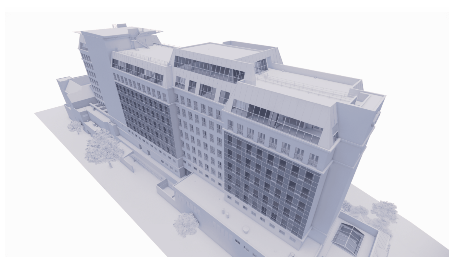 Scan-to-BIM model of luxury hotel, Beverly Hills CA &ndash; Ottrs production partner
